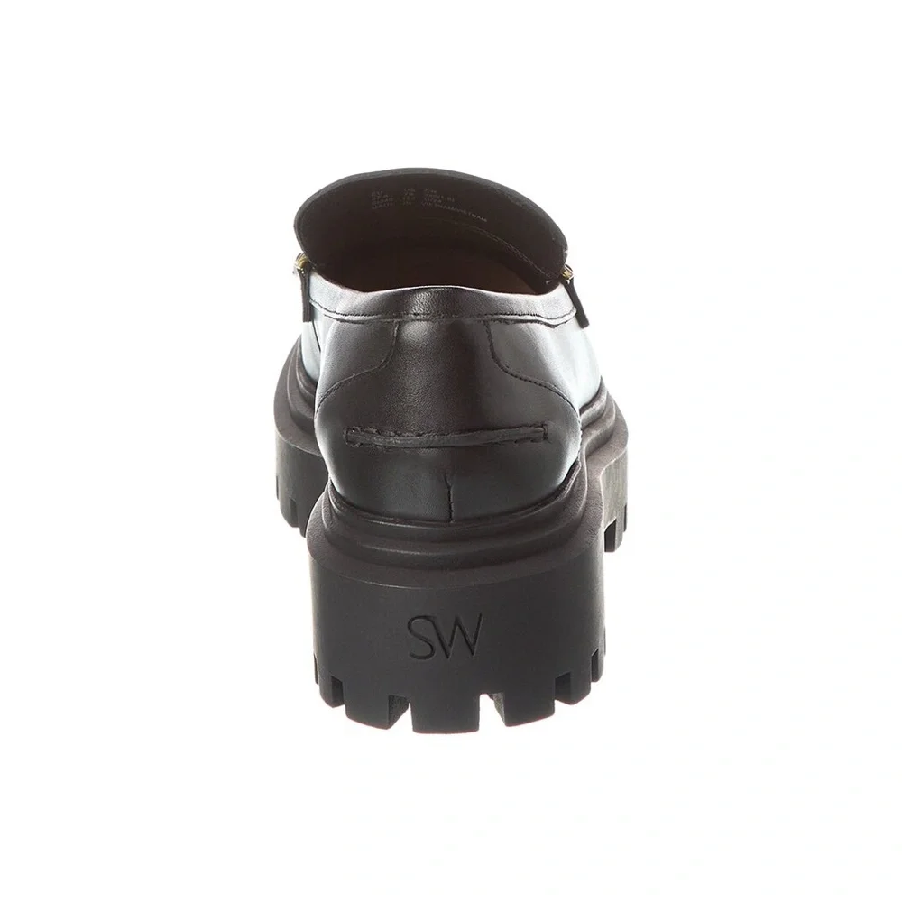Stuart Weitzman Perla Leather Loafer Perfect design for casual formal dress up